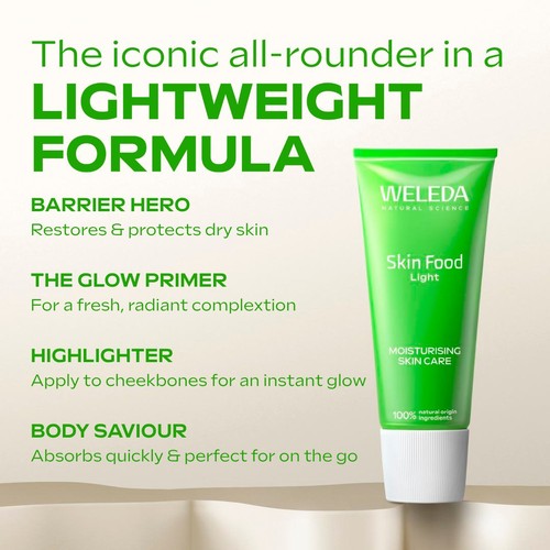 Weleda Skin Food Light Moisturiser Face and Body Natural Organic Dry Skin