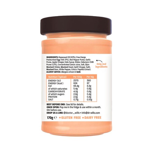 Dr Will's Sriracha Mayo 170g