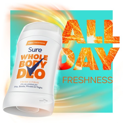 Sure Women Whole Body Fresh Citrus Deodorant Stick