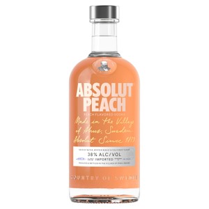 Absolut Peach Flavoured Swedish Vodka
