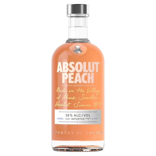 Absolut Peach Flavoured Swedish Vodka
