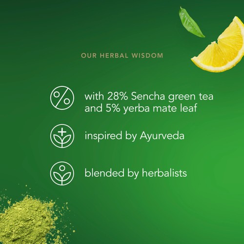 Pukka Herbs Organic Citrus with Yerba Mate x20 Green Tea Bags
