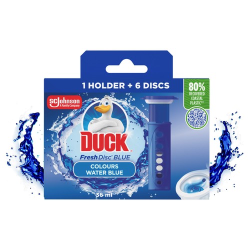 Duck Toilet Fresh Disc Holder Blue