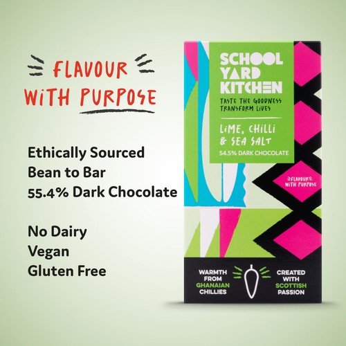 School Yard Kitchen Dark Chocolate Lime, Chilli & Sea Salt