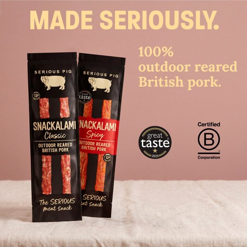 Serious Pig Classic Salami Snacks