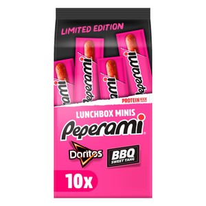Peperami Doritos BBQ Salami Lunchbox Minis