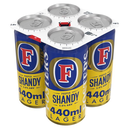 Foster's Proper Lager Shandy Beer Can