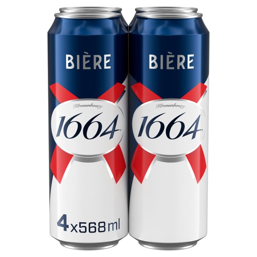Kronenbourg 1664 Biere Multipack 4 Pint