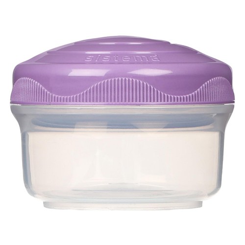 Sistema Mini Bites Snack Containers Seal-Tight Stackable 3 Pack