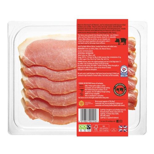 Spoiltpig British Made Without Nitrites Smoked Back Bacon