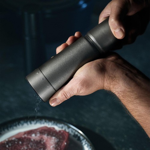M&S X Tom Kerridge Stainless Steel Salt & Pepper Mills, Grey