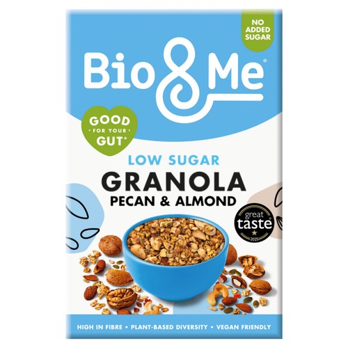 Bio&Me Granola Low Sugar, Naturally Gut-Loving Prebiotic