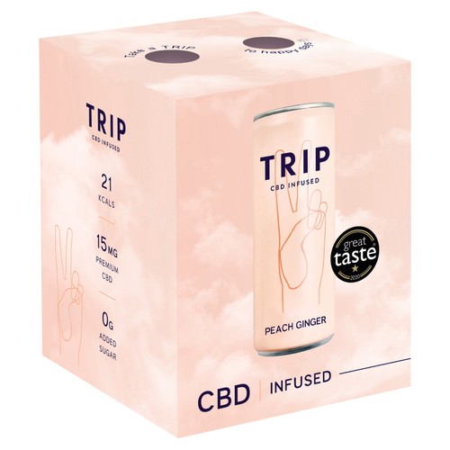 TRIP CBD Infused Peach Ginger