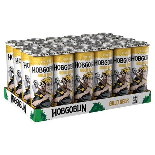 Hobgoblin Gold Ale Beer Pint Cans