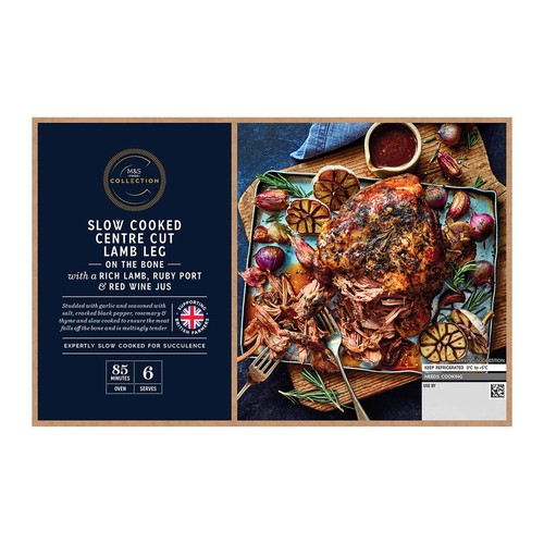 M&S Slow Cooked Centre Cut Lamb Leg