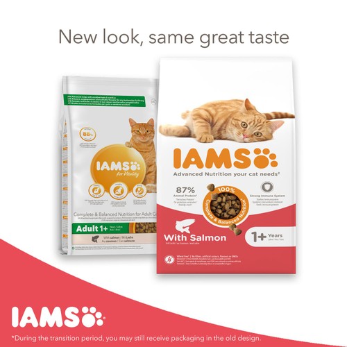 IAMS Adult Dry Cat Food Salmon