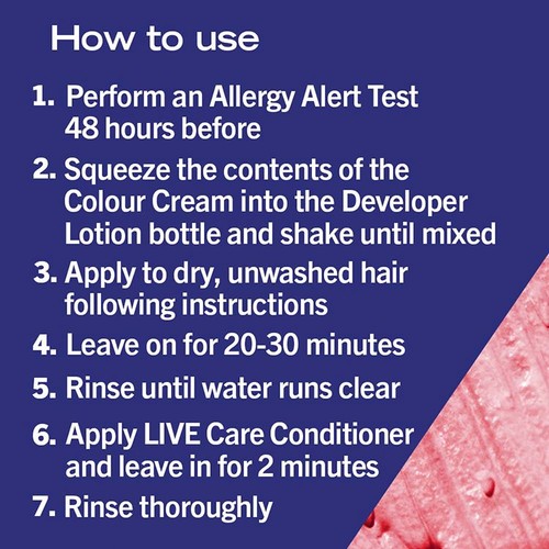 Schwarzkopf LIVE, Long-Lasting Permanent Red Hair Dye Deep Red L75