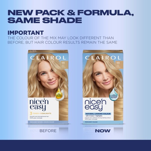 Clairol Nice'n Easy Hair Dye, 9B Light Beige Blonde