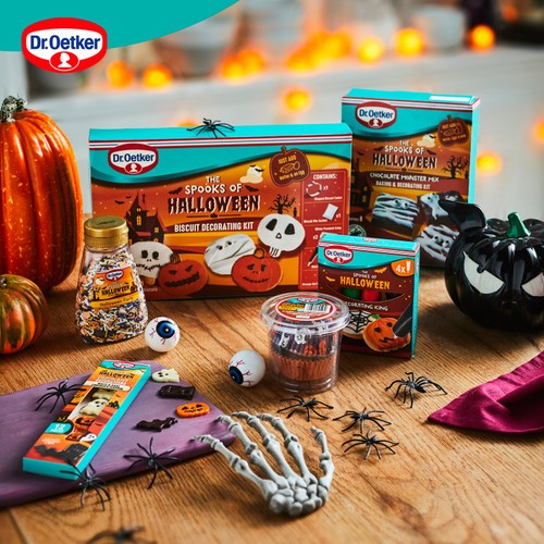 Dr. Oetker Halloween Pumpkin & Skull Biscuit Decorating Kit