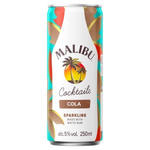 Malibu Coconut Rum & Pineapple Ready to Drink Pre-Mixed 250mL