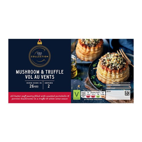 M&S Collection Mushroom & Truffle Vol au Vents