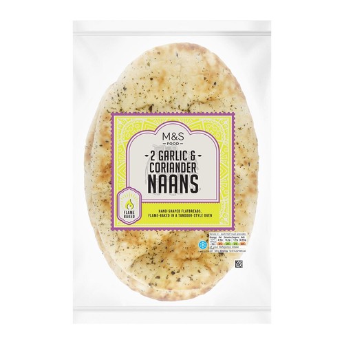 M&S Garlic & Coriander Naans