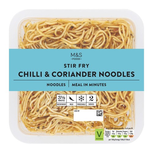 M&S Chilli & Coriander Noodles