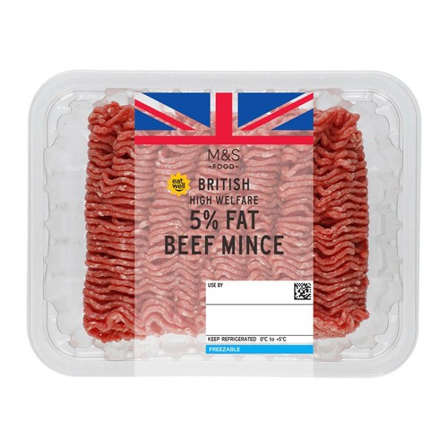 M&S British Beef Mince 5% Fat
