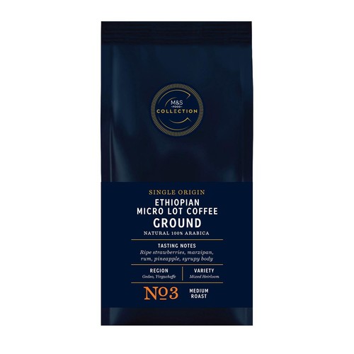 M&S Collection Single Origin Ethiopian Micro Lot Ground Coffee
