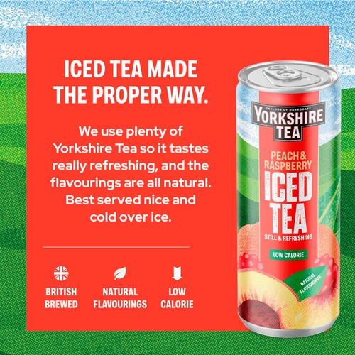 Yorkshire Tea Peach & Raspberry Iced Tea