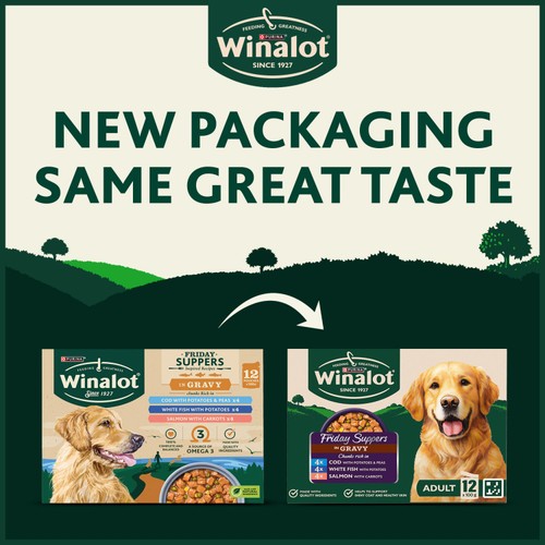 Winalot Friday Suppers Mixed in Gravy Wet Dog Food