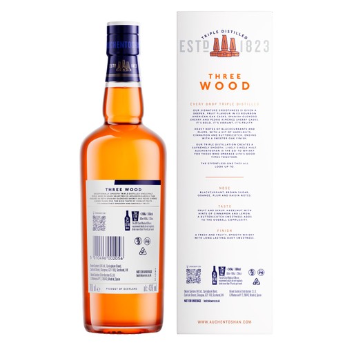Auchentoshan Three Wood Single Malt Scotch Whisky