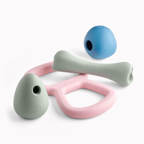 Beco Natural Rubber Wobble Ball - Pink