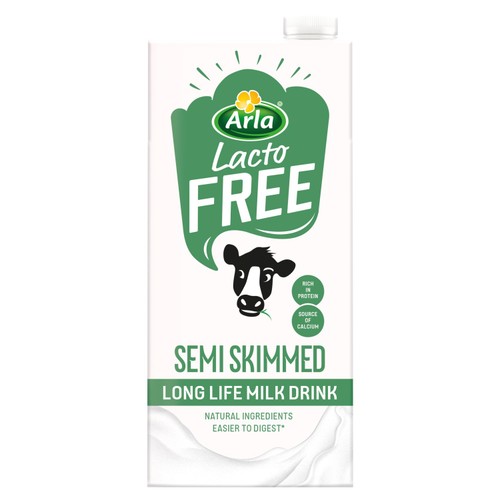 Arla LactoFREE Long Life Semi Skimmed Milk Drink 