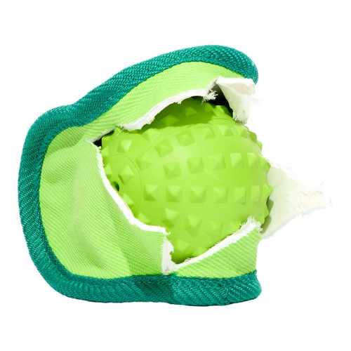 Bark Crufts Flyball Fletcher Rip & Reveal Dog Toy Medium
