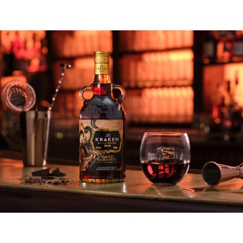Kraken Black Spiced Rum Dark Caramel and Cornish Sea Salt