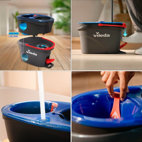 Vileda H2PrO Spin Mop & Bucket System