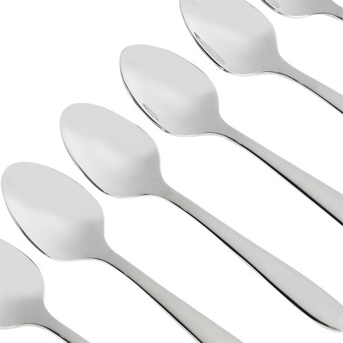 M&S Set of 6 Maxim Teaspoons, Silver
