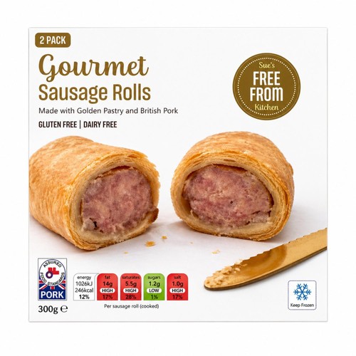 Sue's Gluten Free Kitchen Gourmet Sausage Rolls