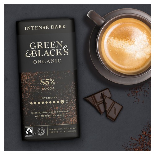 Green & Black's Organic 85% Dark Chocolate Bar