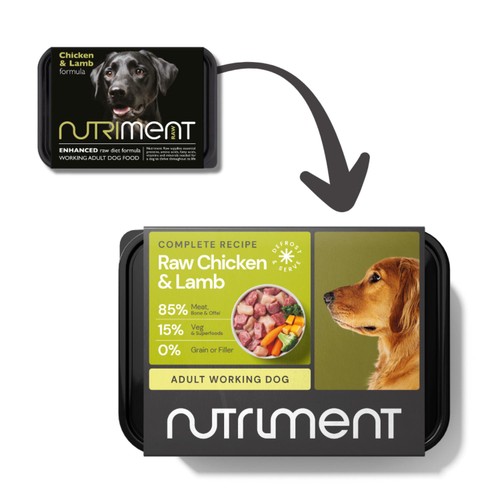 Nutriment Chicken & Lamb Formula Raw Dog Food