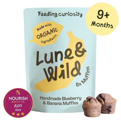 Lune & Wild Handmade Blueberry & Banana Muffins 9+ months