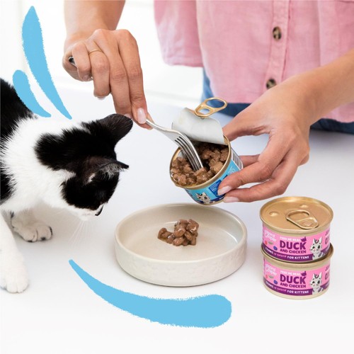 Edgard & Cooper Cat Chunks in Sauce Kitten Duck & Chicken