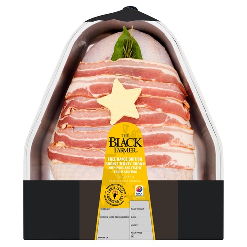 The Black Farmer Free Range Bronze Turkey Crown with Festive Stuffing