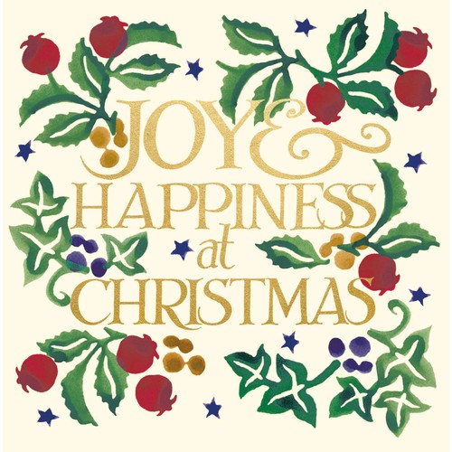 Emma Bridgewater Joy & Happiness Christmas Card Pack