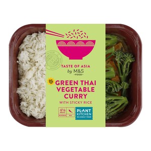 M&S Green Thai Vegan Curry & Rice