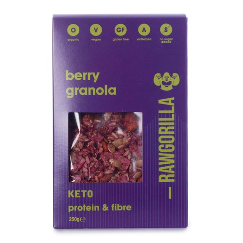 Raw Gorilla Keto Berry Granola Ocado