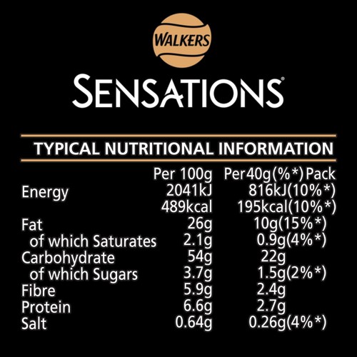 Sensations Crisps Thai Sweet Chilli