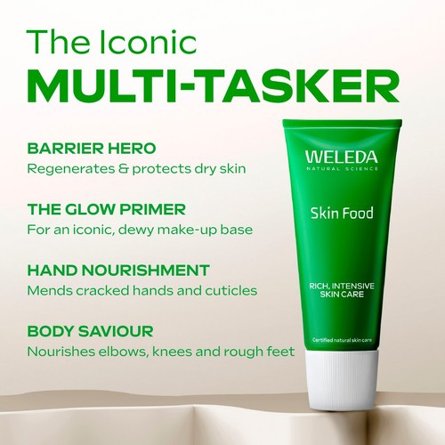 Weleda Skin Food Moisturiser Face and Body Natural Organic Dry Skin, Primer