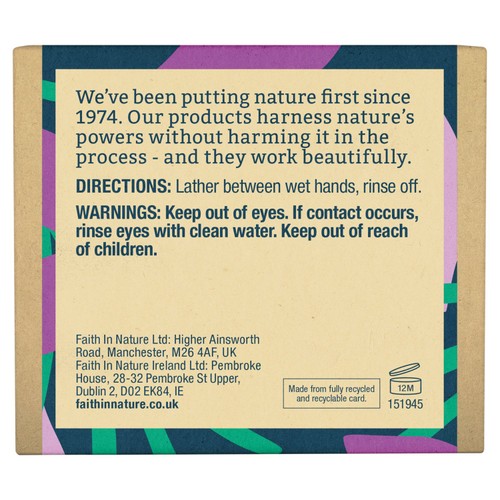 Faith in Nature Lavender Pure Hand Made Soap Bar